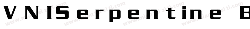 VNISerpentine BoldI字体转换